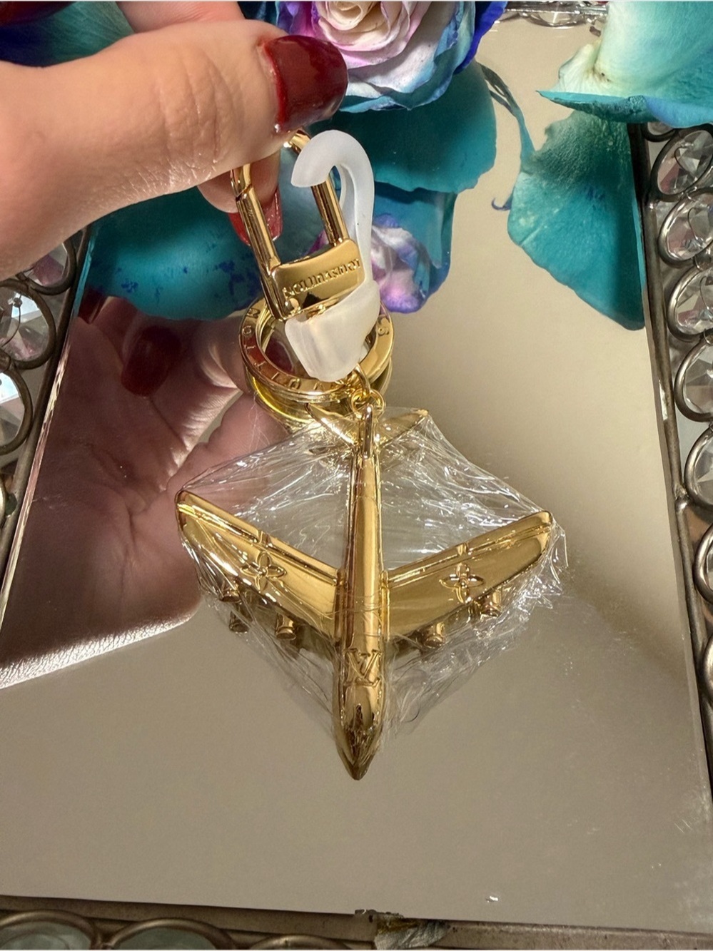 Keychain Plane Bag Charm